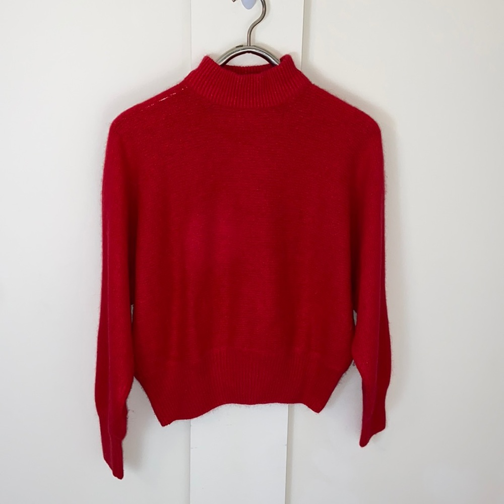 Vintage Semplice Sweaters Red Silk Sweater